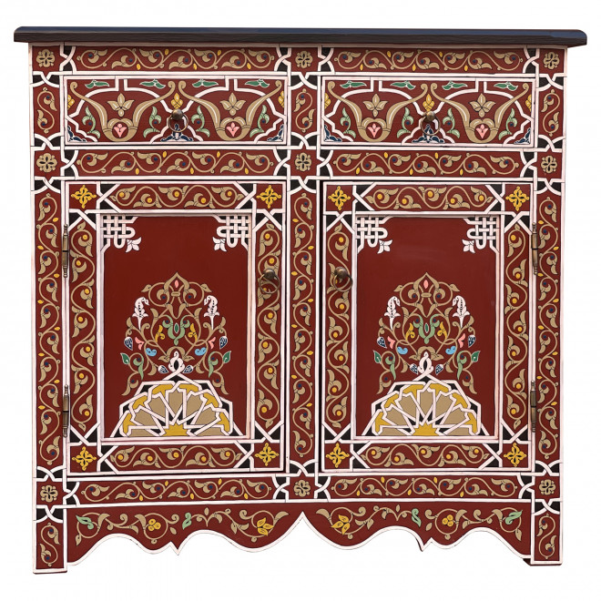 Orientalische handbemalte Kommode AKBAR