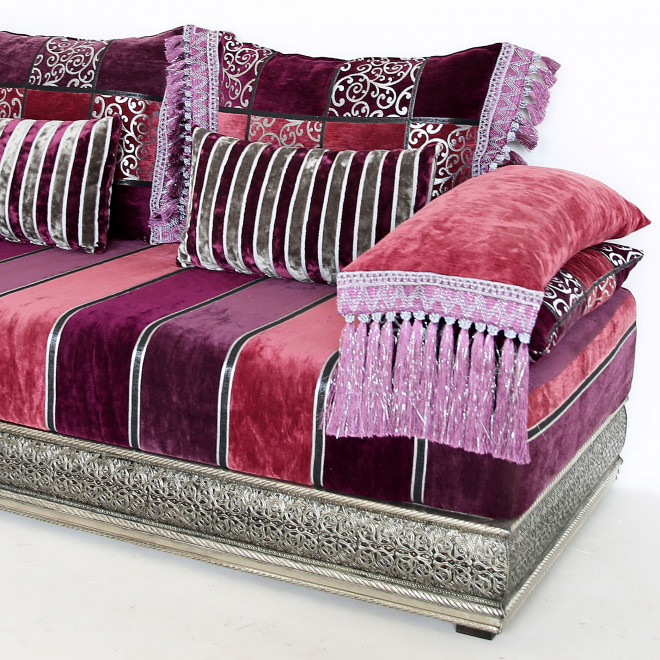 Arabisches Sofa Jalila mit Maychort-Verkleidung