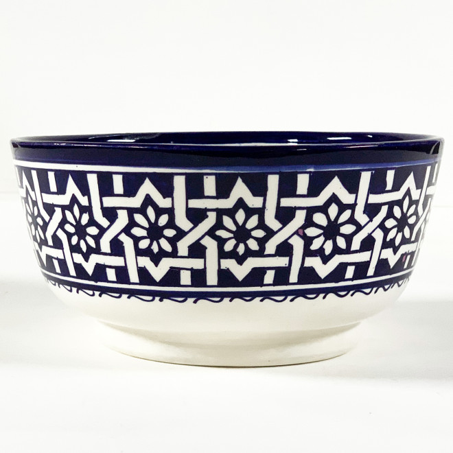 Marokkanische Keramik Schale FES-BW-I Ø20cm