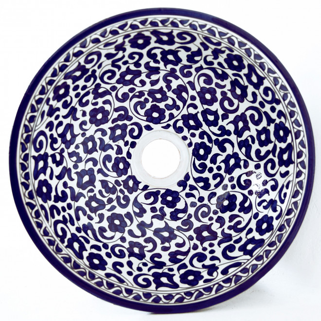 Marokkanische Waschschüssel BW-BLUME