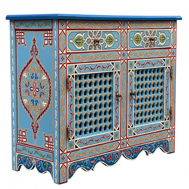 Bunte Kommode handbemalt DAYAN