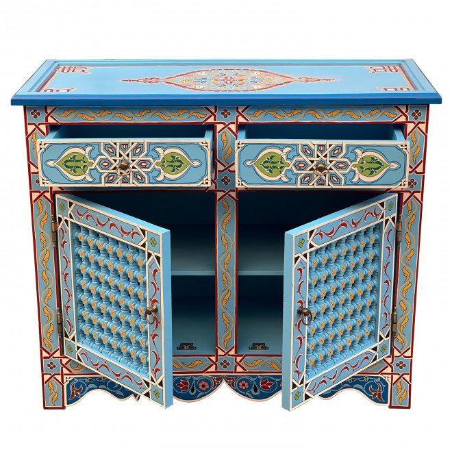Bunte Kommode handbemalt DAYAN