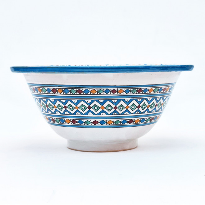 Bemaltes Keramik Handwaschbecken FES-MULTI-10 D40cm