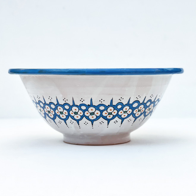 Bemaltes Keramik Aufsatzwaschbecken FES-MULTI-11 D40cm