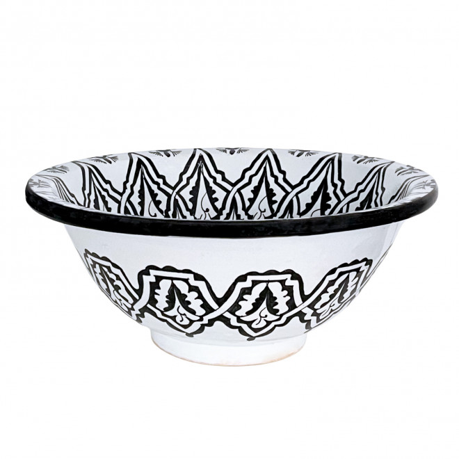 handbemaltes Keramik Waschschüssel FES-SW23