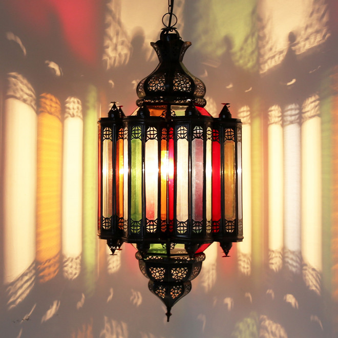 Orientalische Hängeleuchte FATINE H70cm