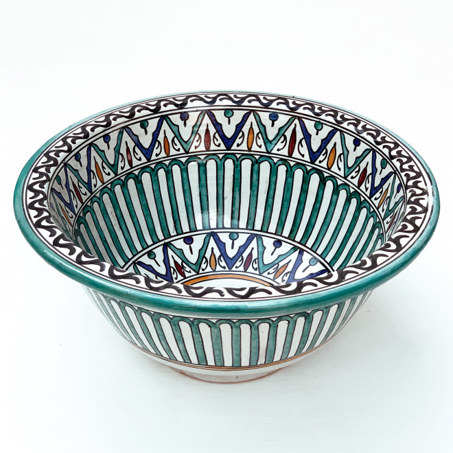 Marokkanisches Keramik Waschbecken FES-10