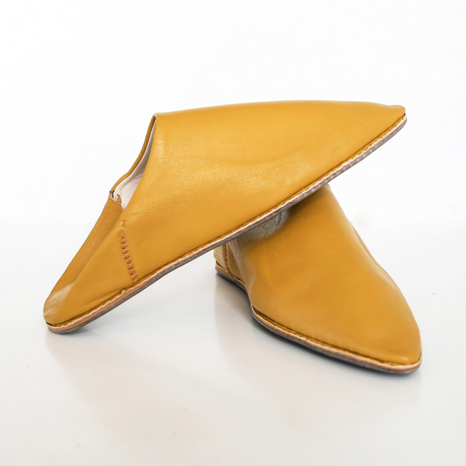 Orientalische Spitzschuhe FEZ gelb