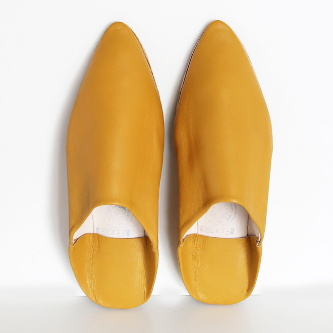 Orientalische Spitzschuhe FEZ gelb