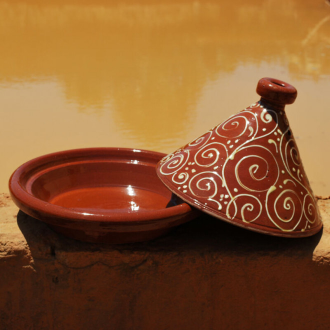 Marokkanischer Tontopf ESCARGO Ø32cm