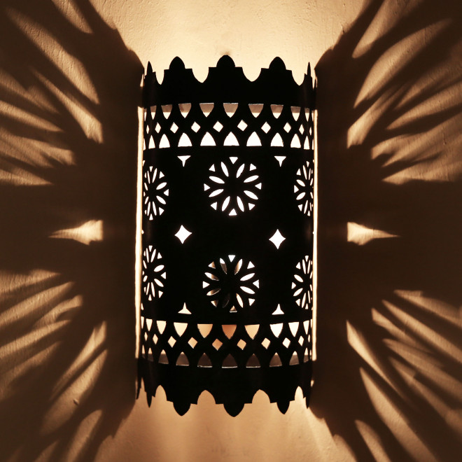 Marokkanische Wandlampe aus Metall ISRA