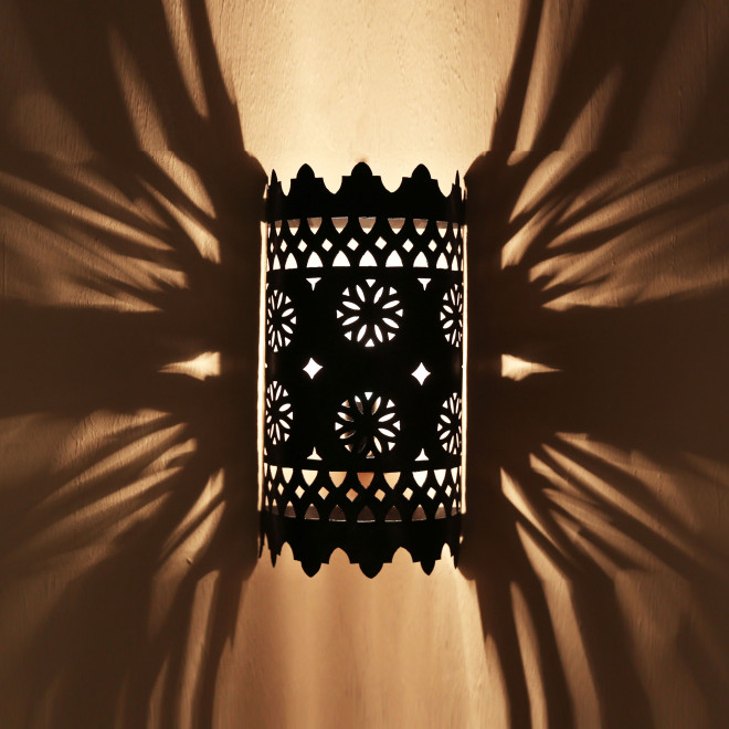 Marokkanische Wandlampe aus Metall ISRA