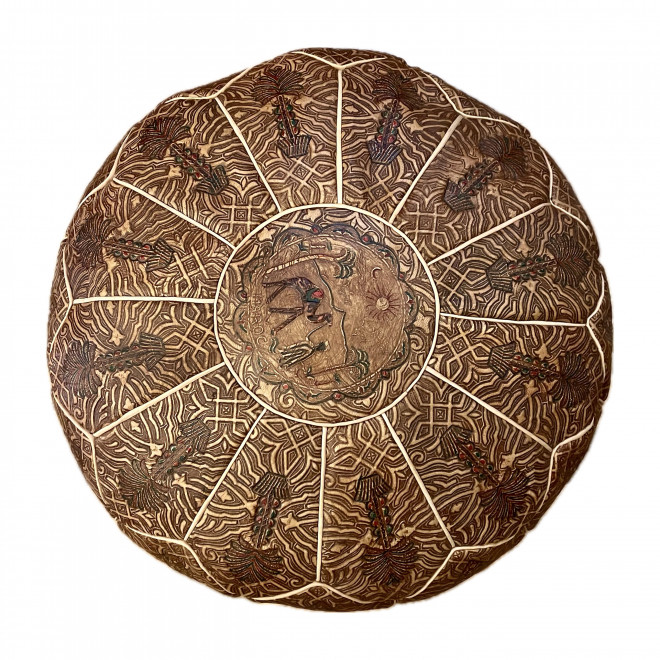 Orientalisches Sitzkissen KAMELLO D60cm