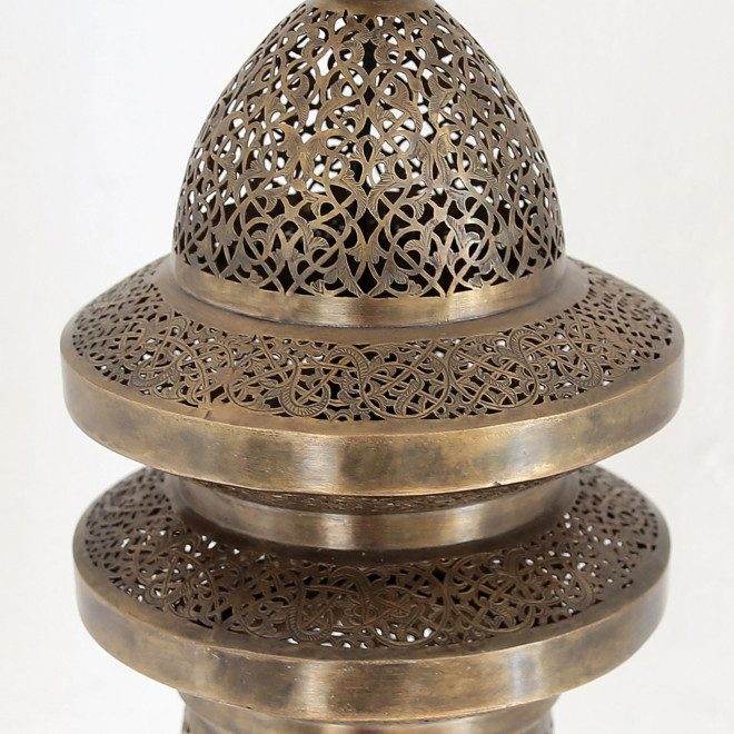 Orientalische Pendelleuchte aus Messing KARTAGA