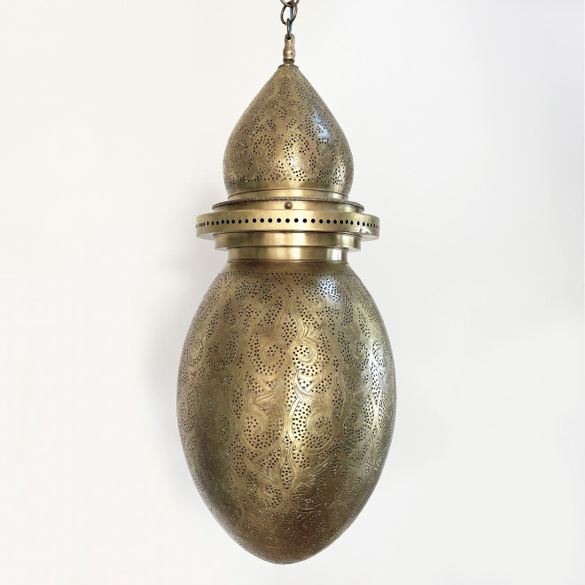 Marokkanische Messing- Pendelleuchte LIORA H70cm