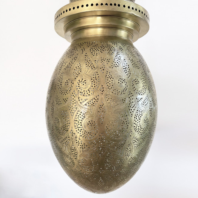 Marokkanische Messing- Pendelleuchte LIORA H70cm