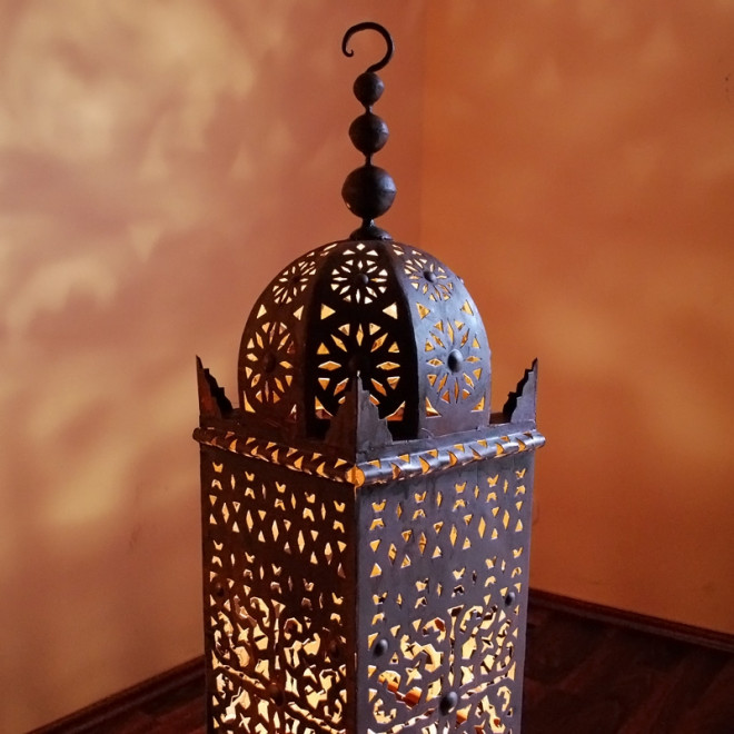 Marokkanische Eisenlaterne SAMA H160cm