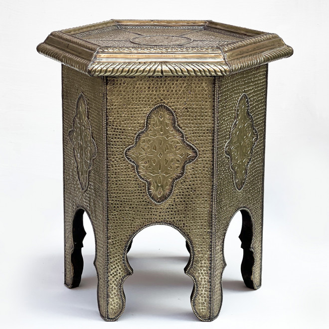 Orientalischer Teetisch aus Messing MILAD