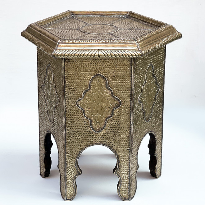 Orientalischer Teetisch aus Messing MILAD