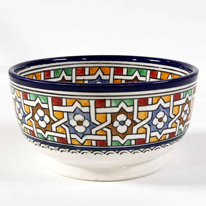 Keramikschale aus Marokko MK-2 Ø20cm
