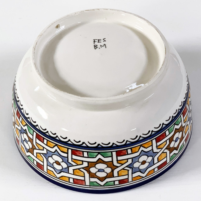 Keramikschale aus Marokko MK-2 Ø20cm