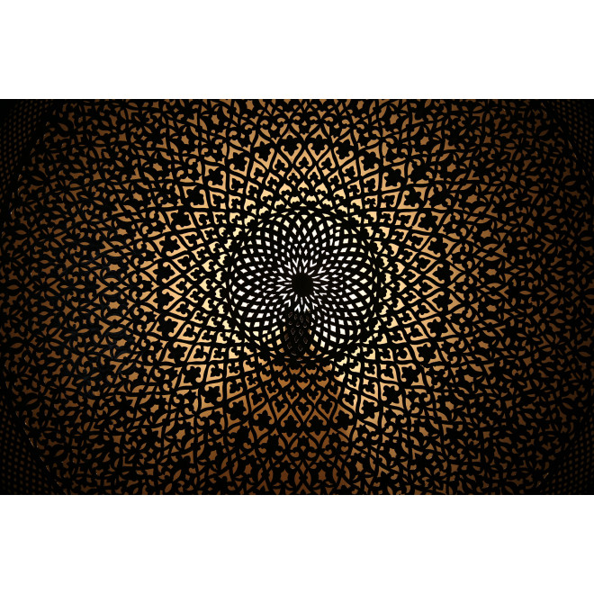 Orientalische Messing - Wandleuchte MOUARDA D80cm