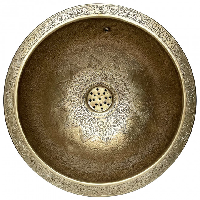 Marokkanische Messing-Waschschüssel MS-3