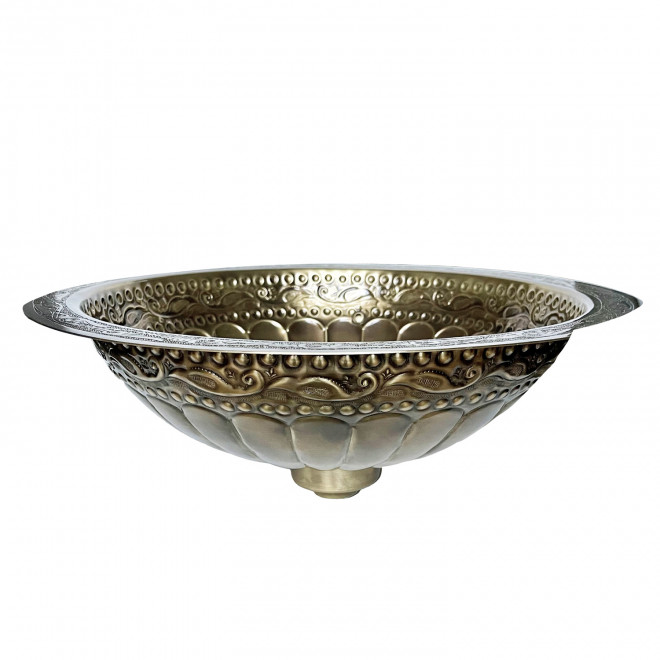 Runde Messing Waschschüssel MS-4