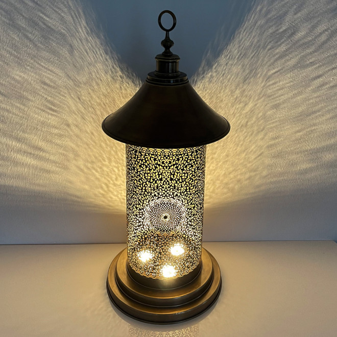 Marokkanische Messing Stehleuchte NADIRA