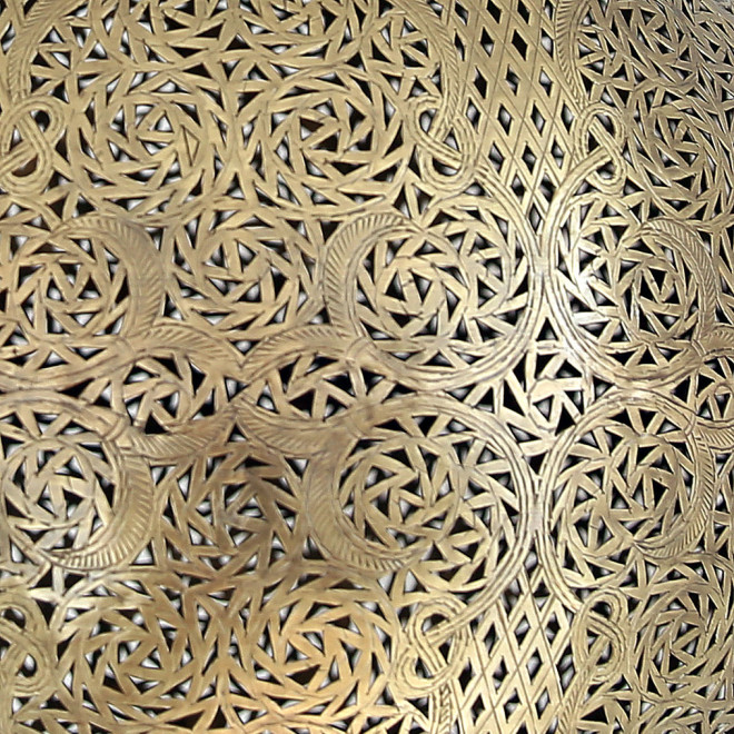 Marokkanische Messing - Kugellampe NAJAT D40cm