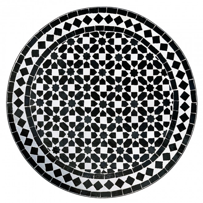 Runder marokkanischer Gartentisch NUARA