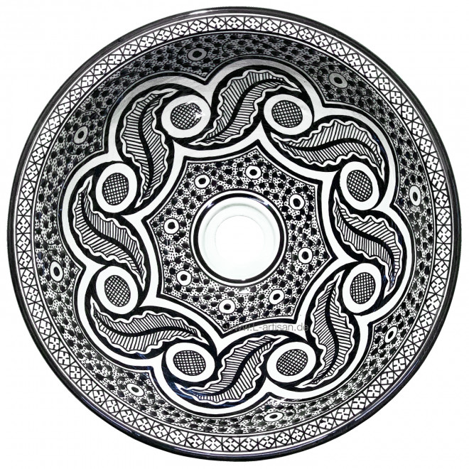 Marokkanische Waschschüssel RISHA-SW