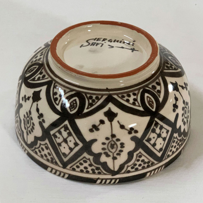 Keramikschale SAFI-SAR02 schwarz-weiß Ø 12 cm