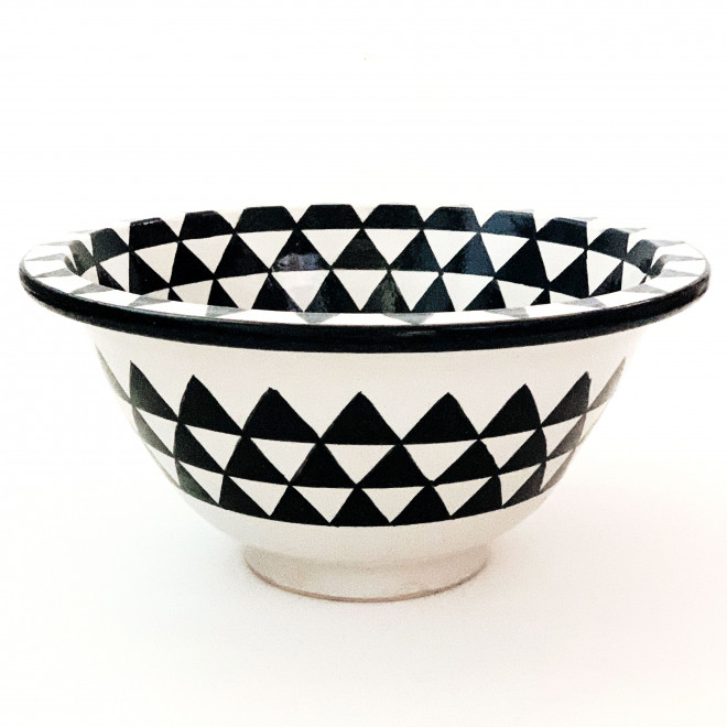 Handbemaltes Waschbecken aus Marokko SW1