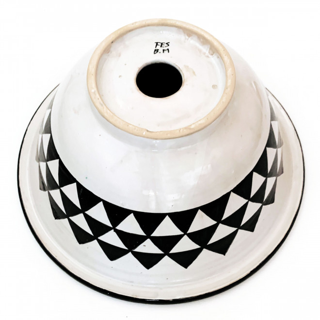 Handbemaltes Waschbecken aus Marokko SW1