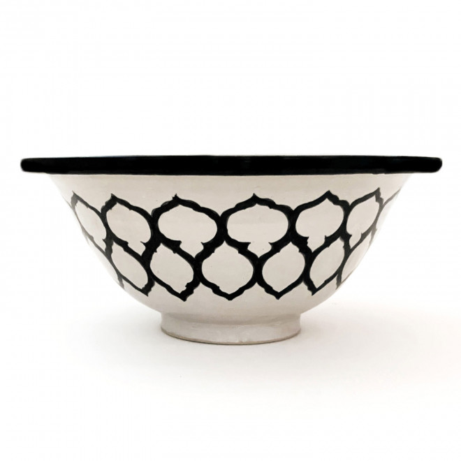 Handbemaltes Waschbecken aus Marokko SW2