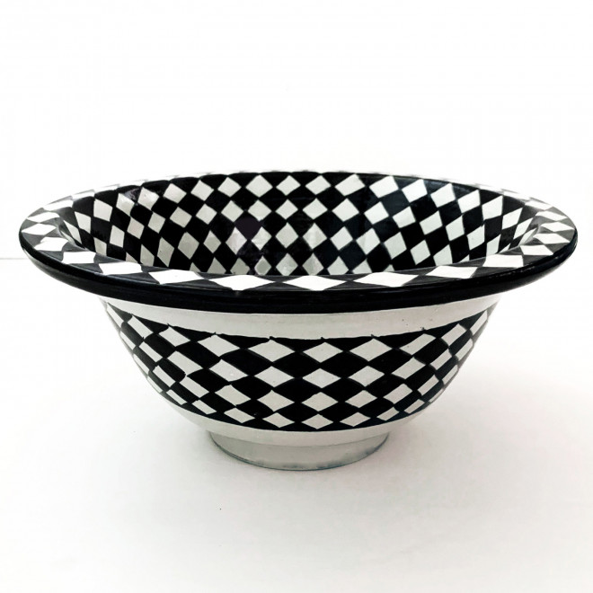 Handbemaltes Waschbecken aus Marokko SW3