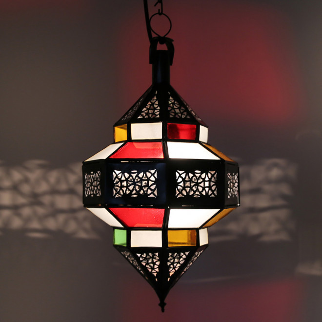 Marokkanische Hängeleuchte "Salma" Multi