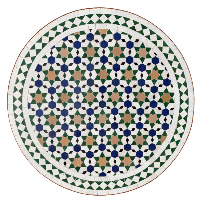 Gartentisch aus Marokko Shikal Bunt D60cm