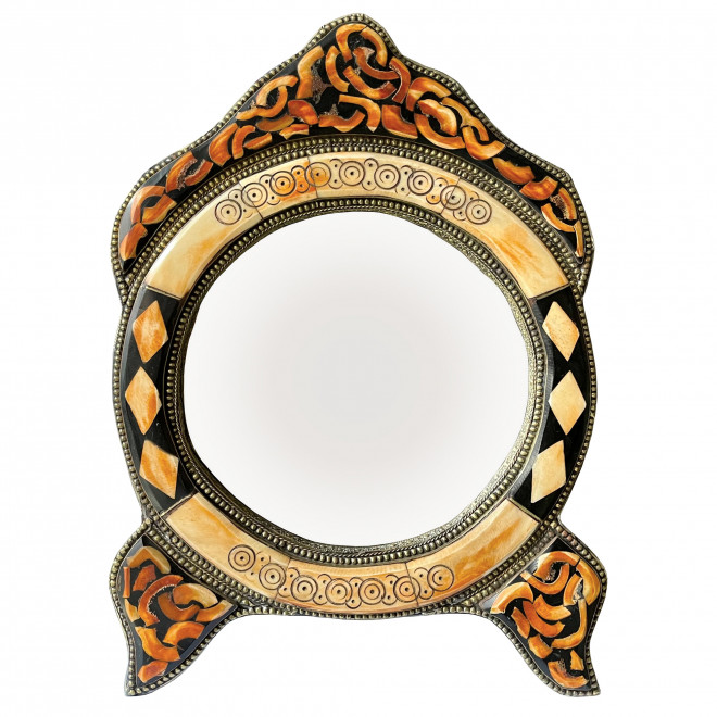 Runder marokkanischer Spiegel TARA-R H35cm