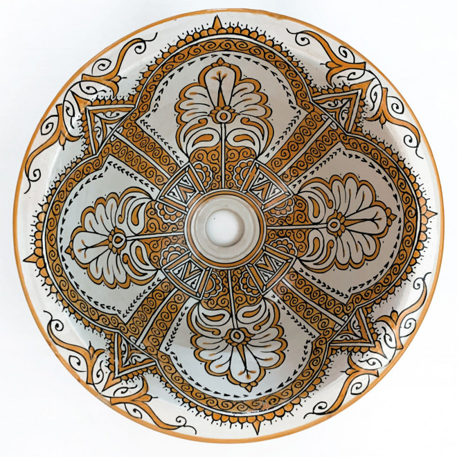 Handbemaltes Waschschüssel aus Marokko TG-I