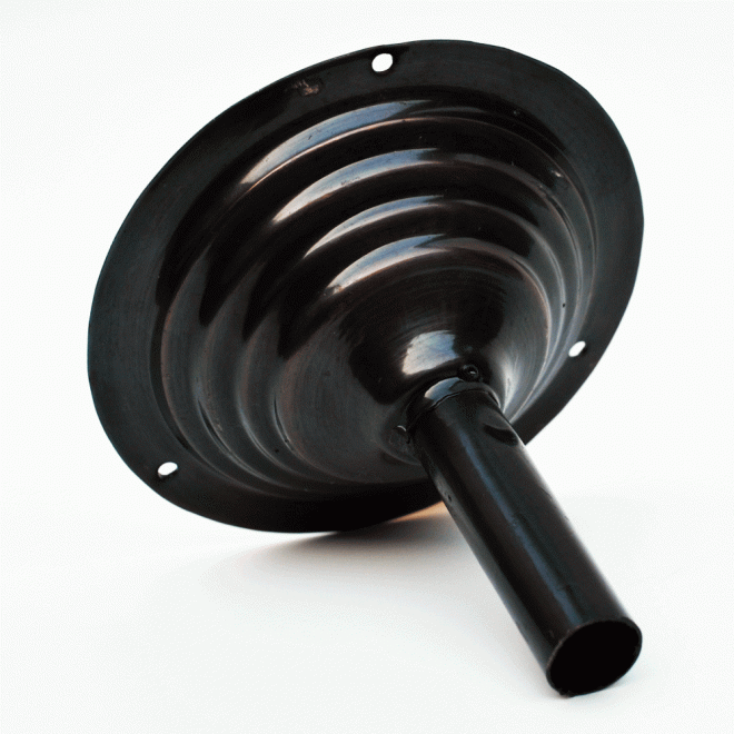 Baldachin Elektroanschlußabdeckung mit Kupferpatina