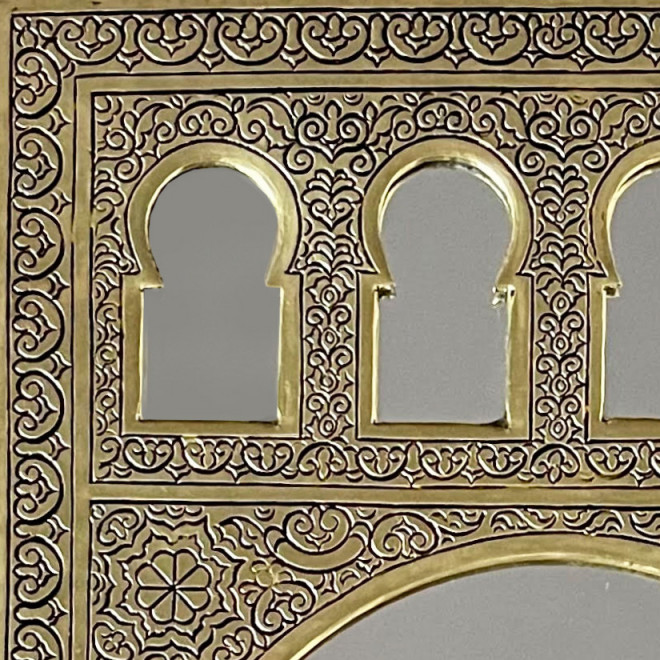 Orientalischer Messing Spiegel BIBAN