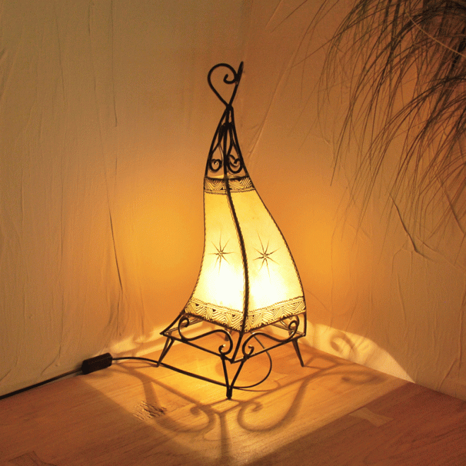 Hennaleuchte CANAR H60cm Natur