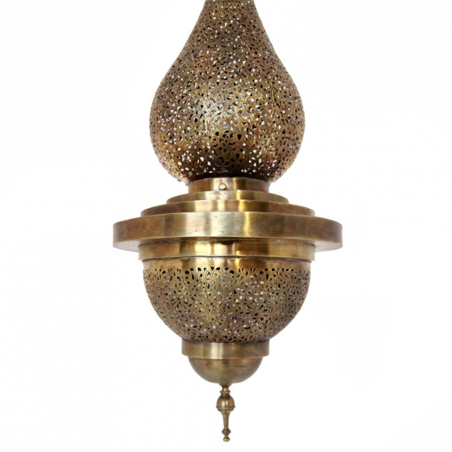 Marokkanische Orientalische Hängeleuchte Damaa aus messing