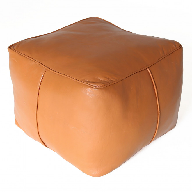 Marokkanisches Sitzkissen CARRE 45x45 cm Braun