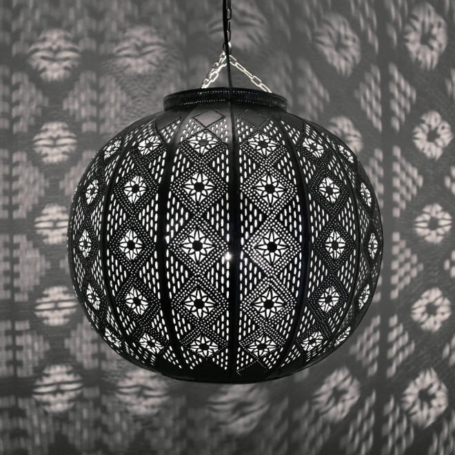 Orientalische Deckenleuchte MIMOSA Silber D38