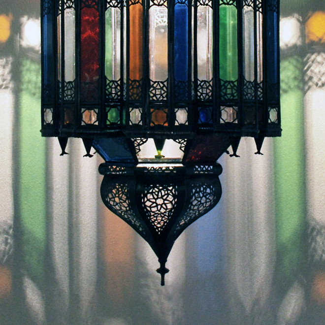 Orientalische Hängeleuchte MOULA-OLIDAT XL H85cm