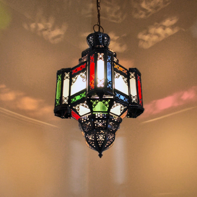 Marokkanische Deckenleuchte MOULAOLIDAT-K Multi