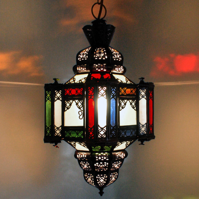 Marokkanische Deckenleuchte MOULAOLIDAT-K Multi